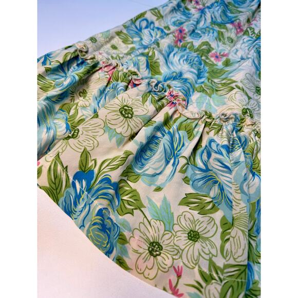 Plenty Frock by Tracy Reese Floral 100% Silk Strapless Dress Sz 6 - Picture 4 of 12